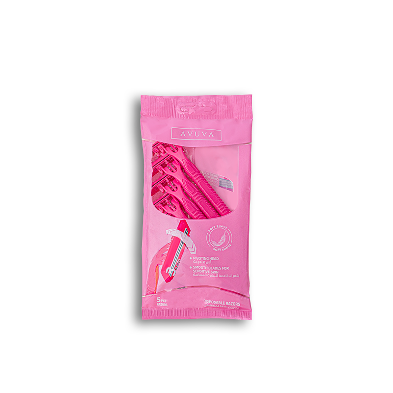 Feminine Economic Disposable Razor 5 piece